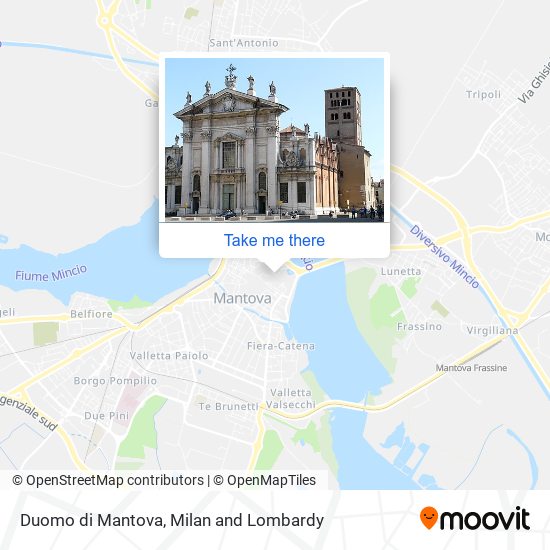 Duomo di Mantova map