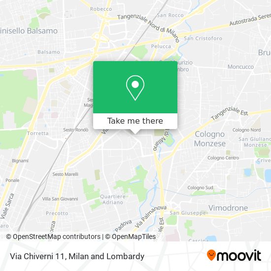 Via Chiverni 11 map