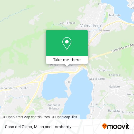 Casa del Cieco map