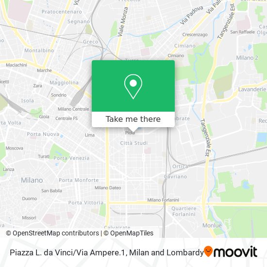 Piazza L. da Vinci / Via Ampere.1 map