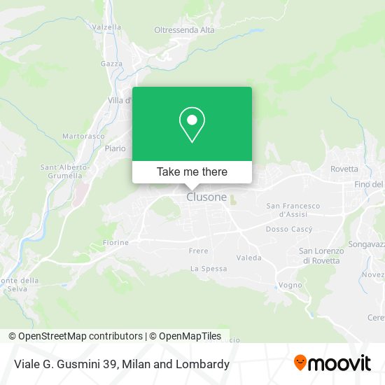 Viale G. Gusmini 39 map