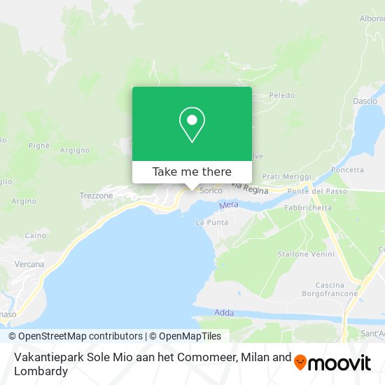 Vakantiepark Sole Mio aan het Comomeer map