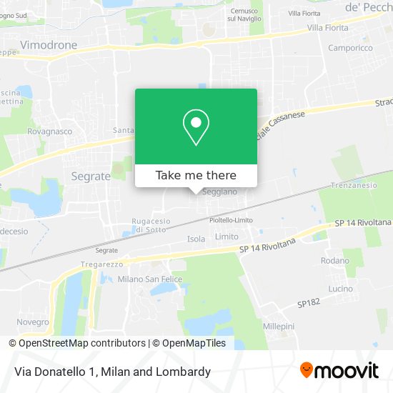 Via Donatello 1 map