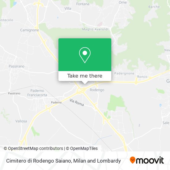 Cimitero di Rodengo Saiano map