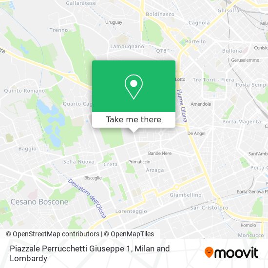 Piazzale Perrucchetti Giuseppe 1 map