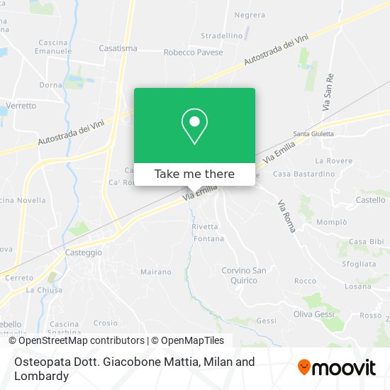 Osteopata Dott. Giacobone Mattia map