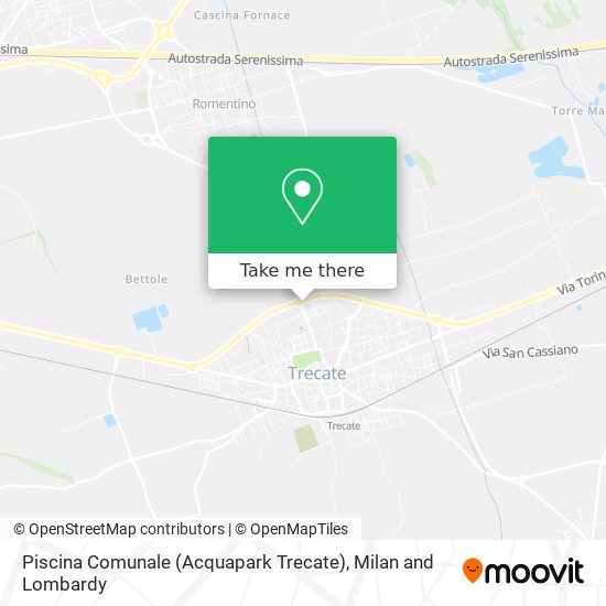 Piscina Comunale (Acquapark Trecate) map