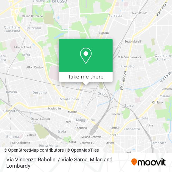 Via Vincenzo Rabolini / Viale Sarca map
