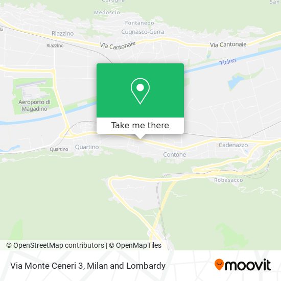 Via Monte Ceneri 3 map