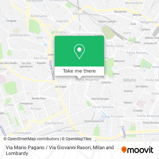 Via Mario Pagano / Via Giovanni Rasori map