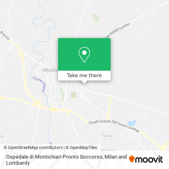 Ospedale di Montichiari-Pronto Soccorso map