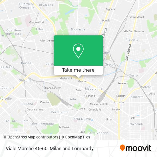 Viale Marche 46-60 map
