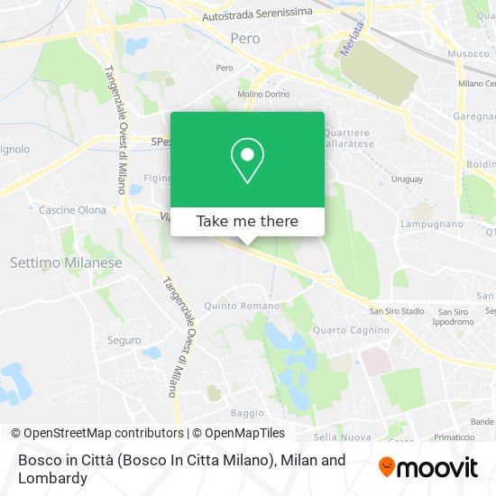 Bosco in Città (Bosco In Citta Milano) map