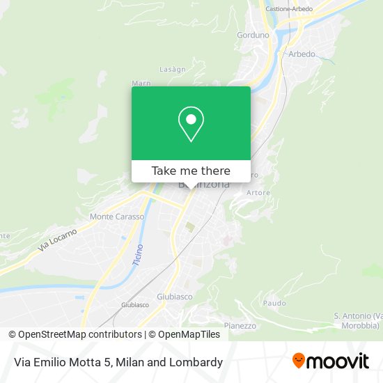 Via Emilio Motta 5 map