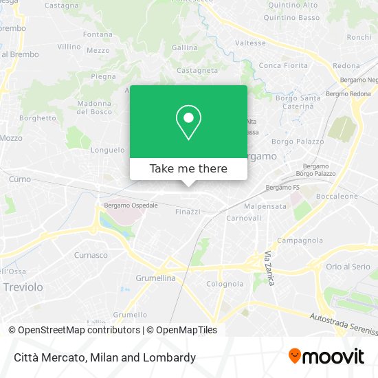 Città Mercato map