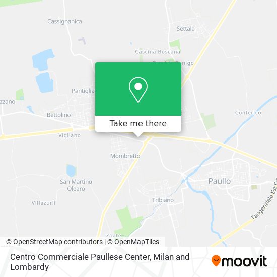 Centro Commerciale Paullese Center map