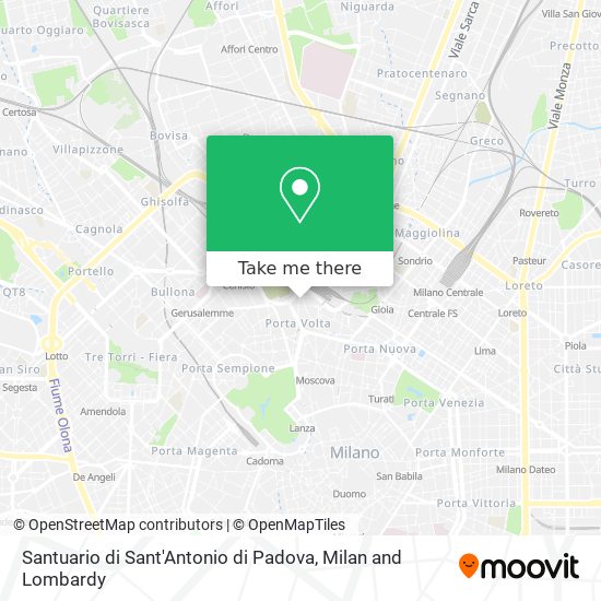 Santuario di Sant'Antonio di Padova map