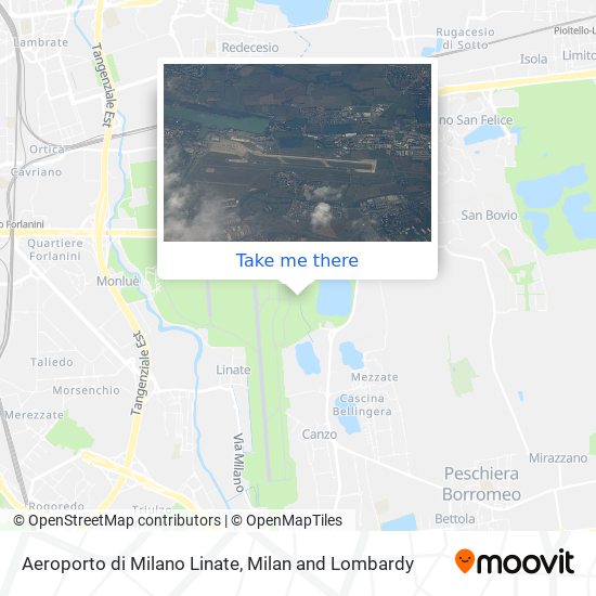 Aeroporto di Milano Linate map