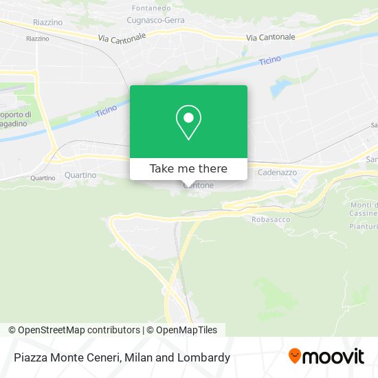 Piazza Monte Ceneri map
