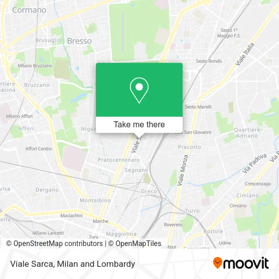 Viale Sarca map