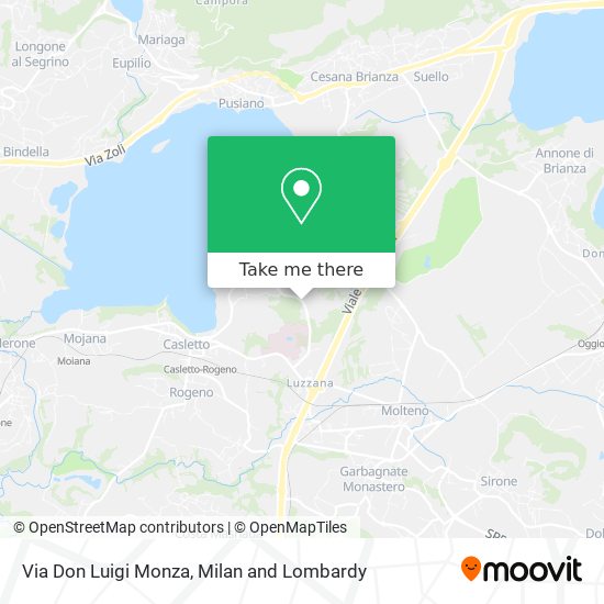 Via Don Luigi Monza map