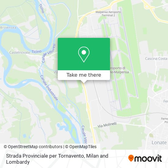 Strada Provinciale per Tornavento map
