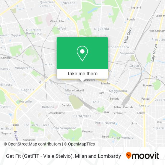 Get Fit (GetFIT - Viale Stelvio) map