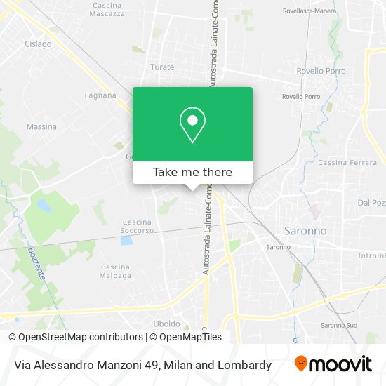 Via Alessandro Manzoni 49 map