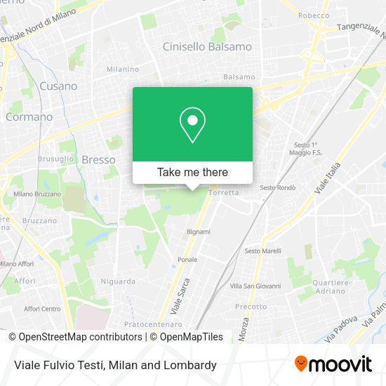 Viale Fulvio Testi map
