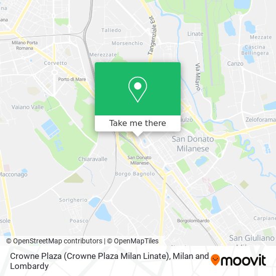 Crowne Plaza (Crowne Plaza Milan Linate) map