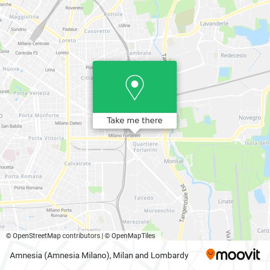 Amnesia (Amnesia Milano) map