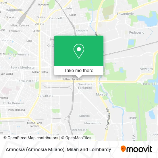 Amnesia (Amnesia Milano) map