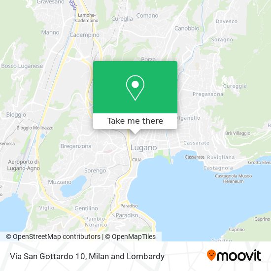 Via San Gottardo 10 map