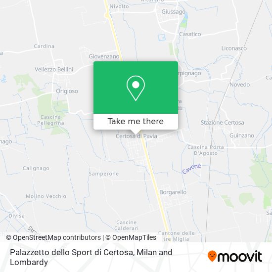 Palazzetto dello Sport di Certosa map