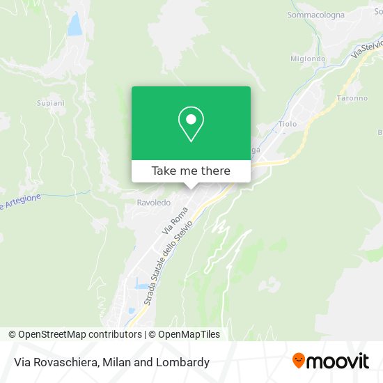 Via Rovaschiera map