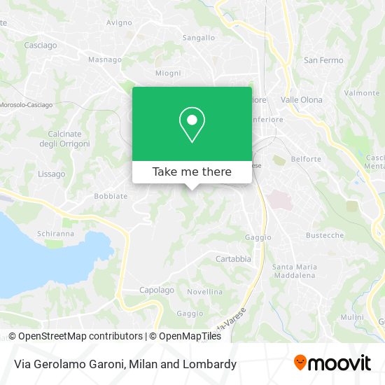 Via Gerolamo Garoni map