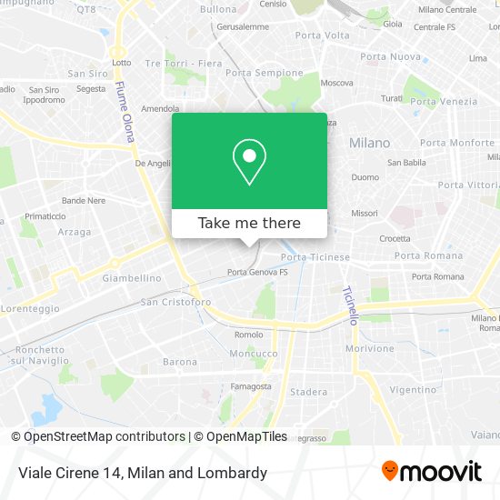 Viale Cirene 14 map