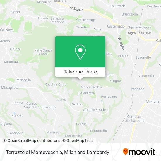 Terrazze di Montevecchia map