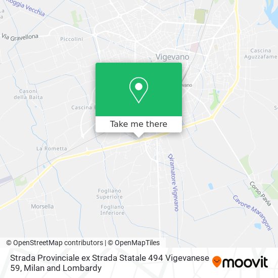 Strada Provinciale ex Strada Statale 494 Vigevanese 59 map