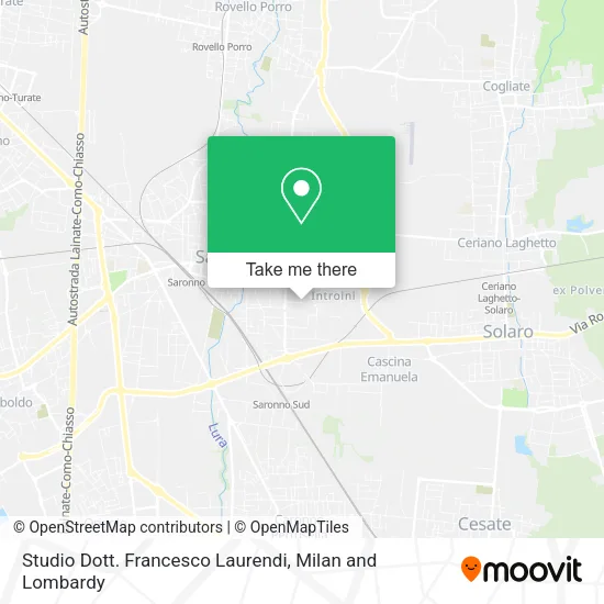 Studio Dott. Francesco Laurendi map