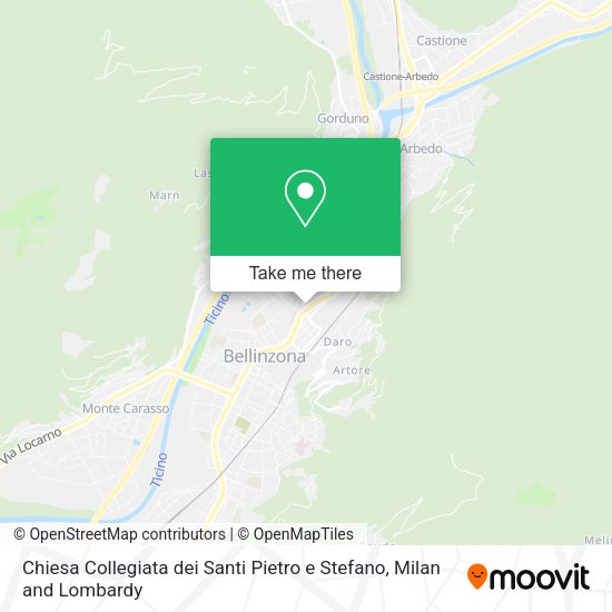 Chiesa Collegiata dei Santi Pietro e Stefano map