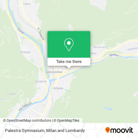 Palestra Gymnasium map