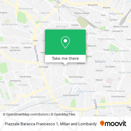 Piazzale Baracca Francesco 1 map