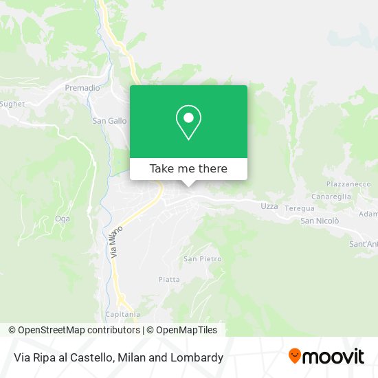 Via Ripa al Castello map