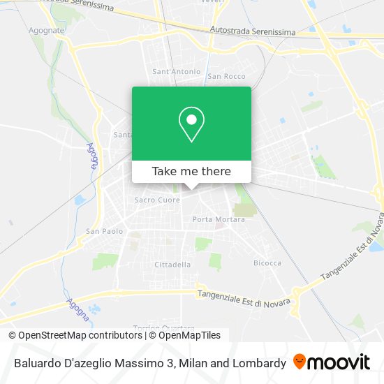 Baluardo D'azeglio Massimo 3 map