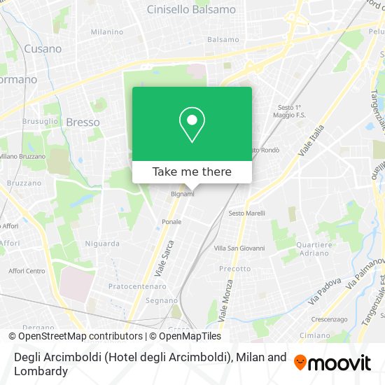 Degli Arcimboldi (Hotel degli Arcimboldi) map