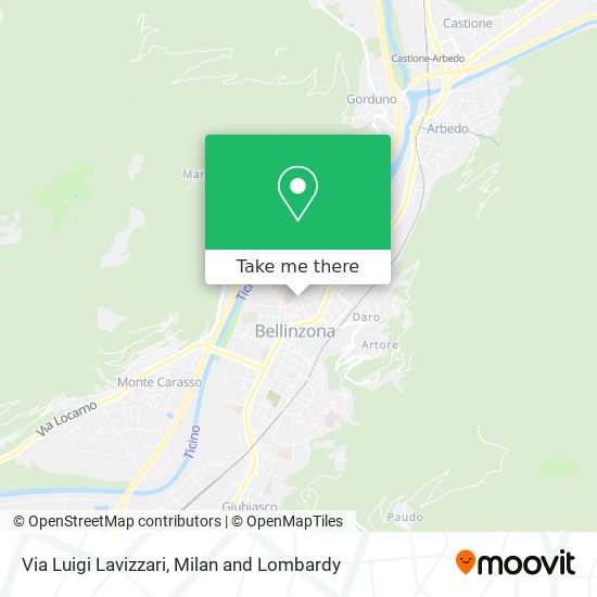 Via Luigi Lavizzari map