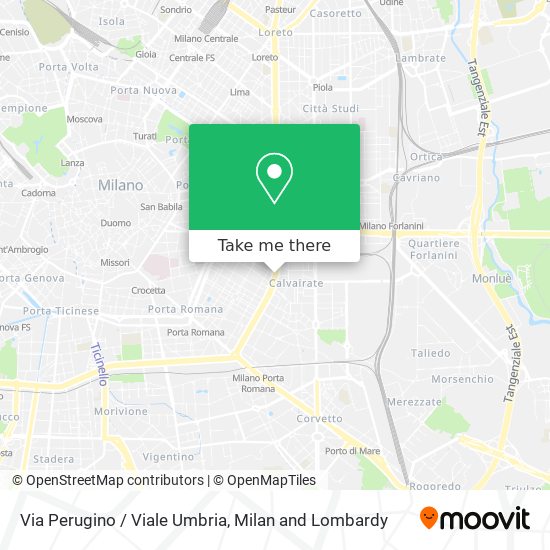 Via Perugino / Viale Umbria map