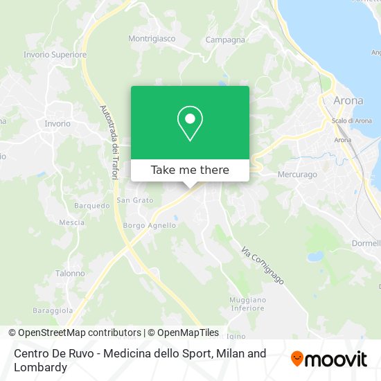 Centro De Ruvo - Medicina dello Sport map