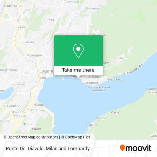 Ponte Del Diavolo map